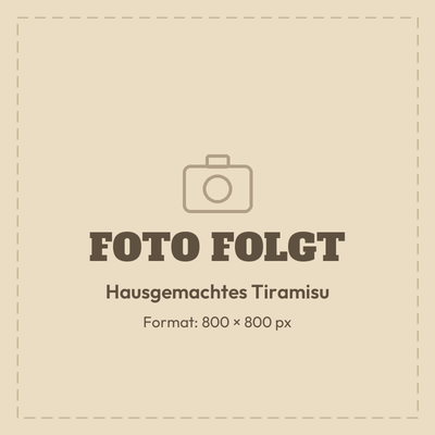 Hausgemachtes Tiramisu