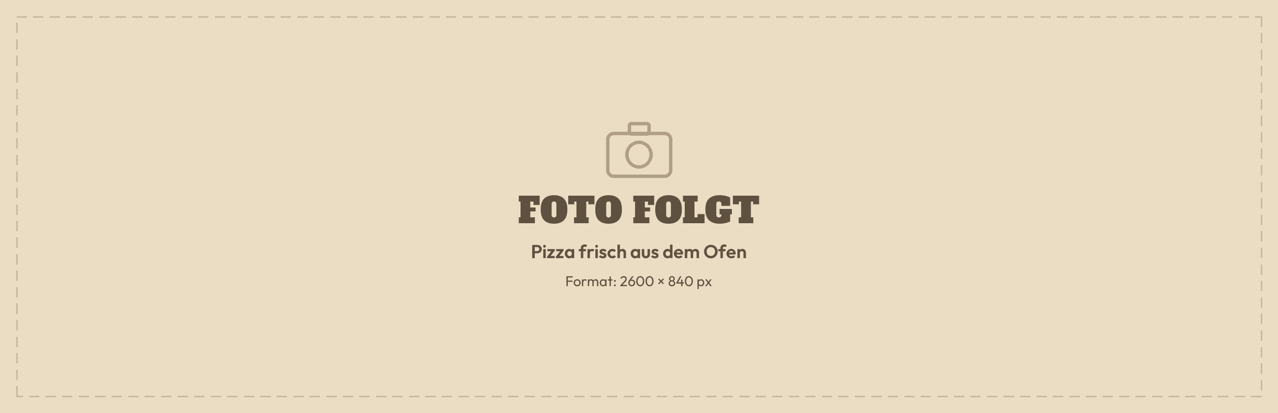 Pizza von El Bandido